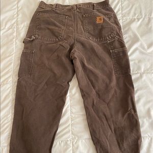 Carhartt Washed Duck Double Front Work Dungarees